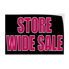 Decal Stickers Store Wide Sale Advertising Printing A Vinyl Store Sign Label
