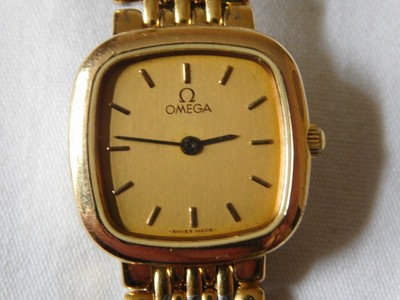 VECCHIA Autentico Orologio OMEGA De Ville Regina Placcato Oro | eBay