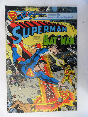 1 x Comic - Superman Batman  mit  Sammel Ecke    Nr.1    (Jan 1980)   Z. 1-2
