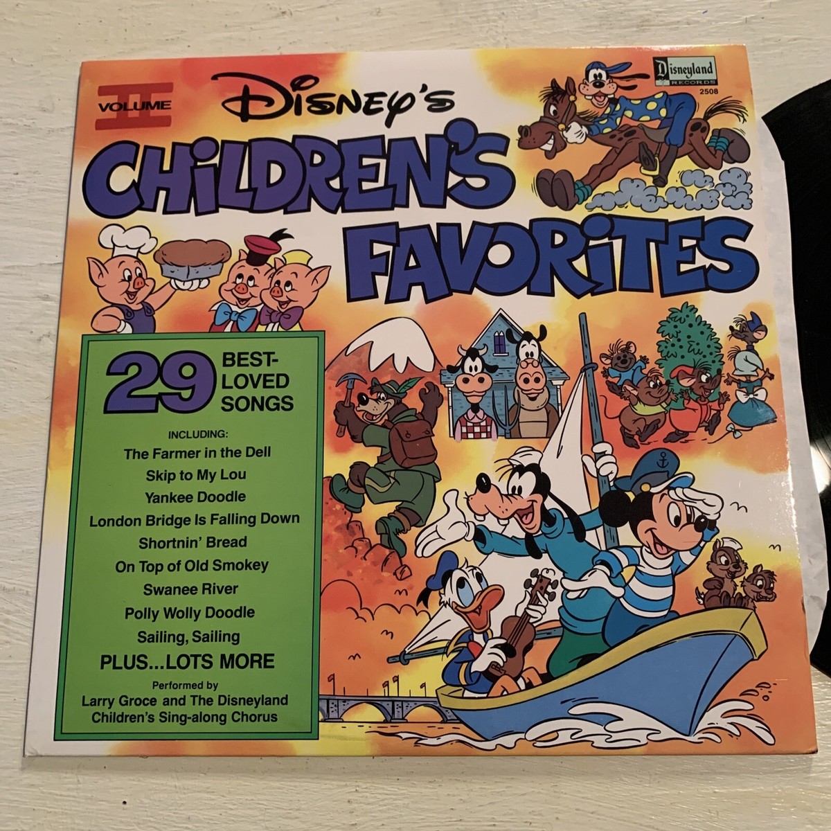 【P6002】WALT DisNEY RECORDS children’s fa P6002】WALT DisNEY RECORDS children's fa VINYL RECORD