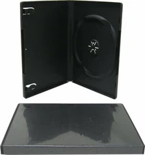 Standard Black, Single DISC DVD / Media Case (14mm) BUY 2 SAVE MORE!!