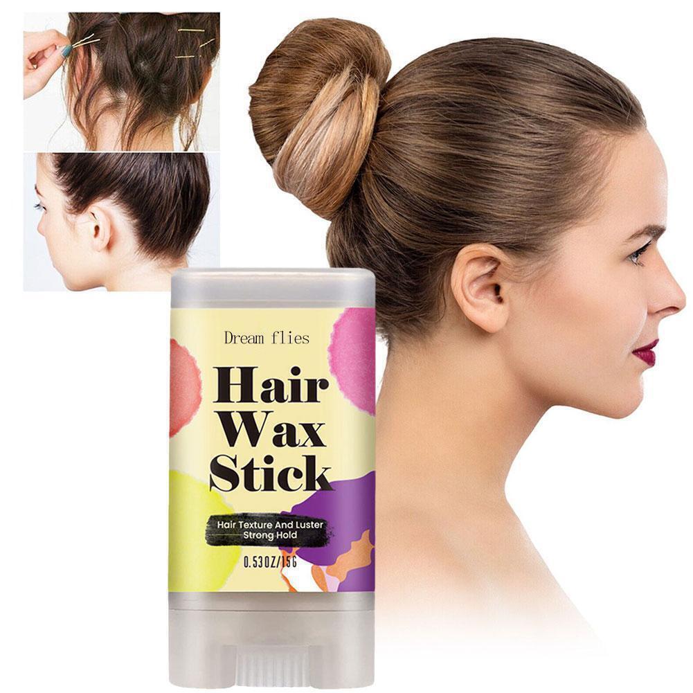 Portable Hair Wax Stick For Non-greasy Styling Molding Frizz ε_ and Taming D2P3