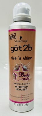 got 2b rise n shine radiance bounce whipped mousse 8.8oz scuff/dented exterior