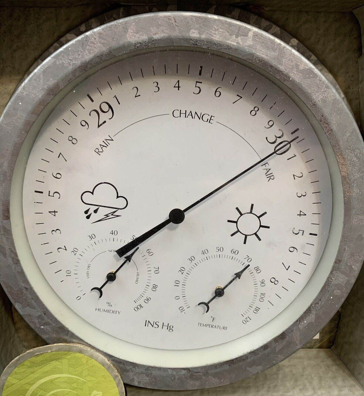 Humidity Temperature Wall D&eacute;cor Cabin Barn Farm House