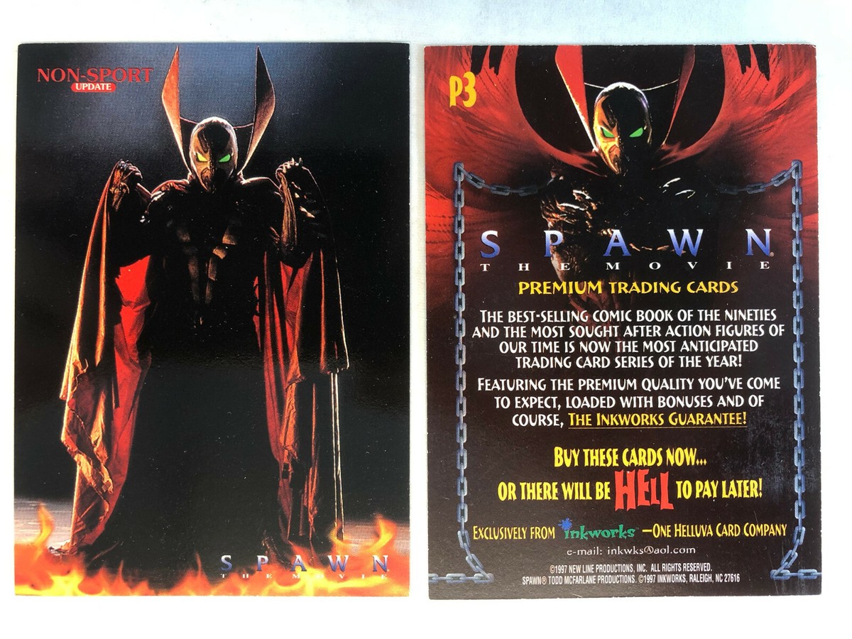 CHEAP PROMO CARD: SPAWN THE MOVIE Todd McFarlane (Inkworks 1997