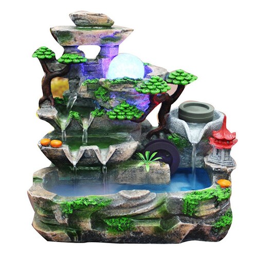 Fuente agua LED de Lámpara de china cascada decoración de interiores | eBay