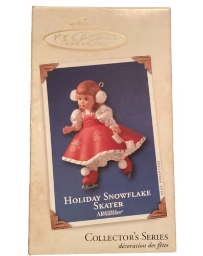 Hallmark Keepsake Ornament  Madame Alexander Holiday Snowflake Skater 2003 - Picture 1 of 6
