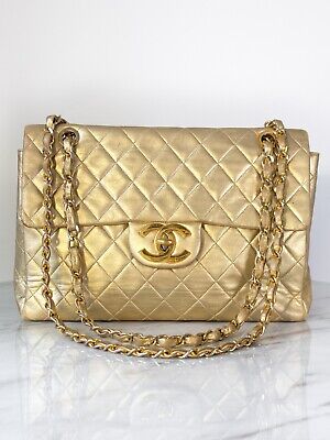 Chanel Black Lambskin Medium Classic 2.55 Double Flap Bag 18k Gold Pla –  Boutique Patina