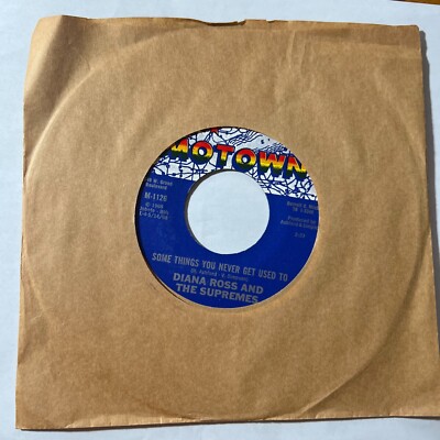 RARE 45 RPM RECORD: The Supremes - Some Things You Never Get Used To... (FH)