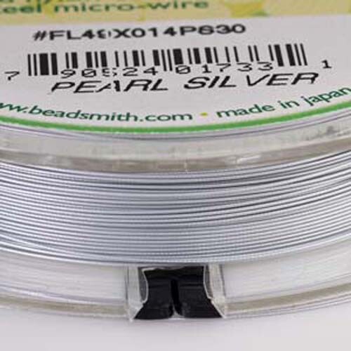 49 strand beading & jewellery wire - pearl silver colour. - Picture 10 of 11