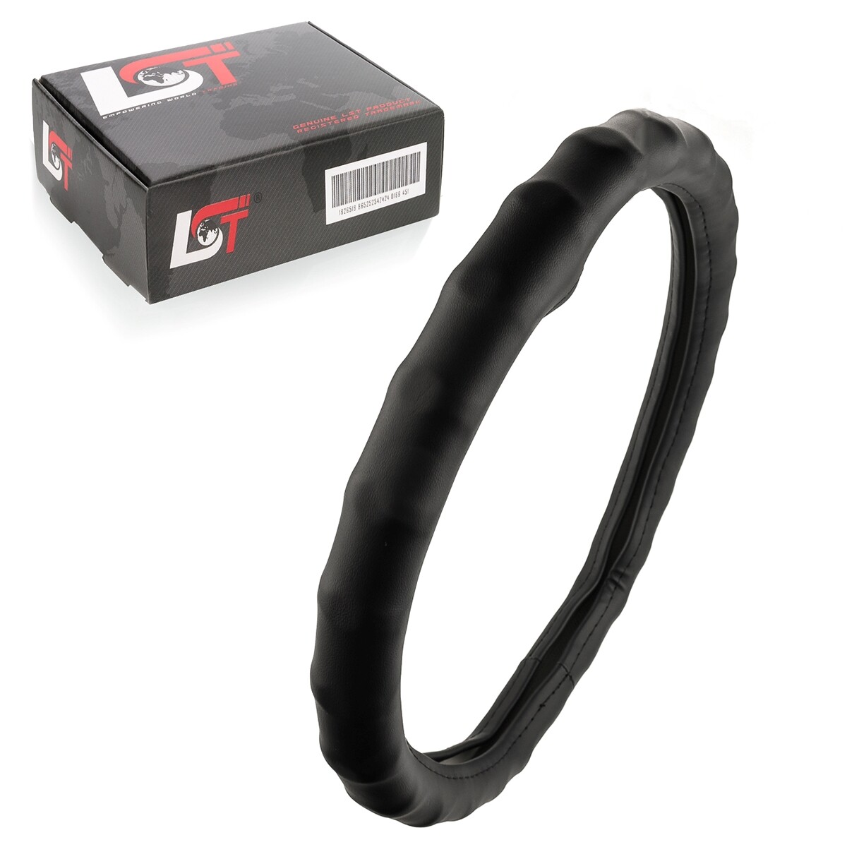 Steering Wheel Cover Ø 38X9 Cm Black For AUDI TT 8J 8N FV