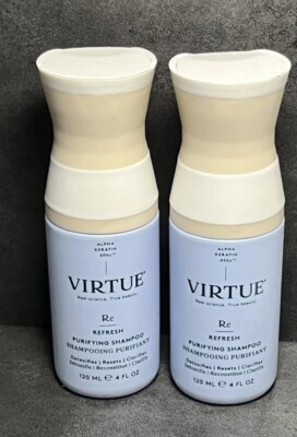 2x Virtue Refresh Shampoo 120ml