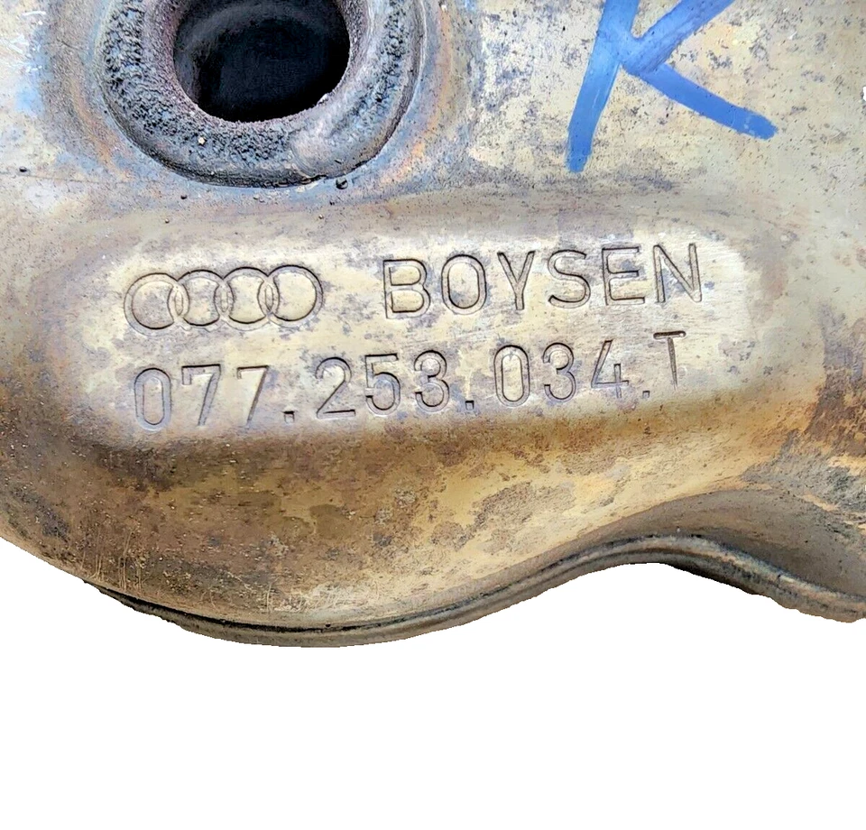 Coletor de escape 2004-2007 VW Touareg Phaeton 4.2L passageiro direito 077253034T - Imagem 4 de 4