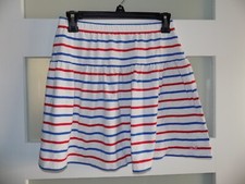 Vineyard Vines Girls Stripe Knit Pull On Skirt Red White Blue Size L 14 Girl's