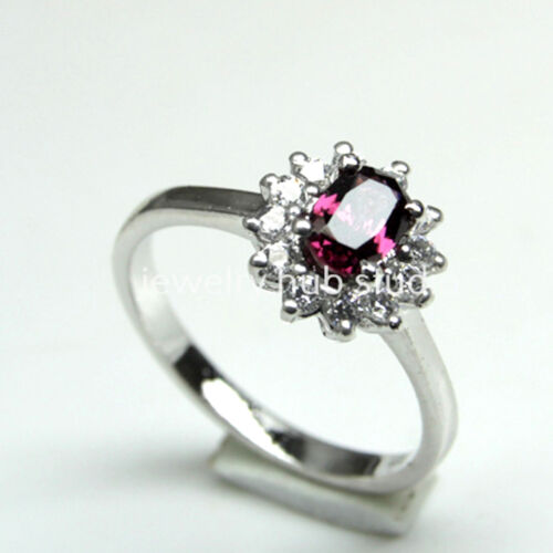 Natural Tourmaline Pink Oval Gemstone Ring 925 Sterling Silver Ring Women's Ring - Picture 1 of 7