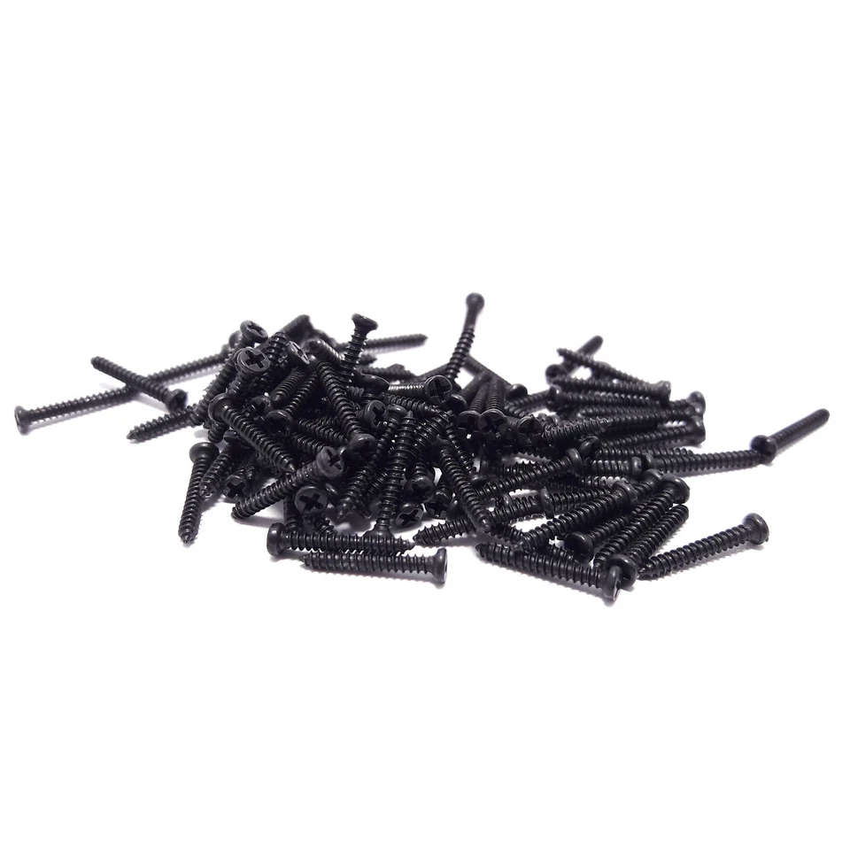 Vis pour Fixation des Rails 1.4 x 10mm Tête bombée Lot de 50 à 400 pcs HO / N 
