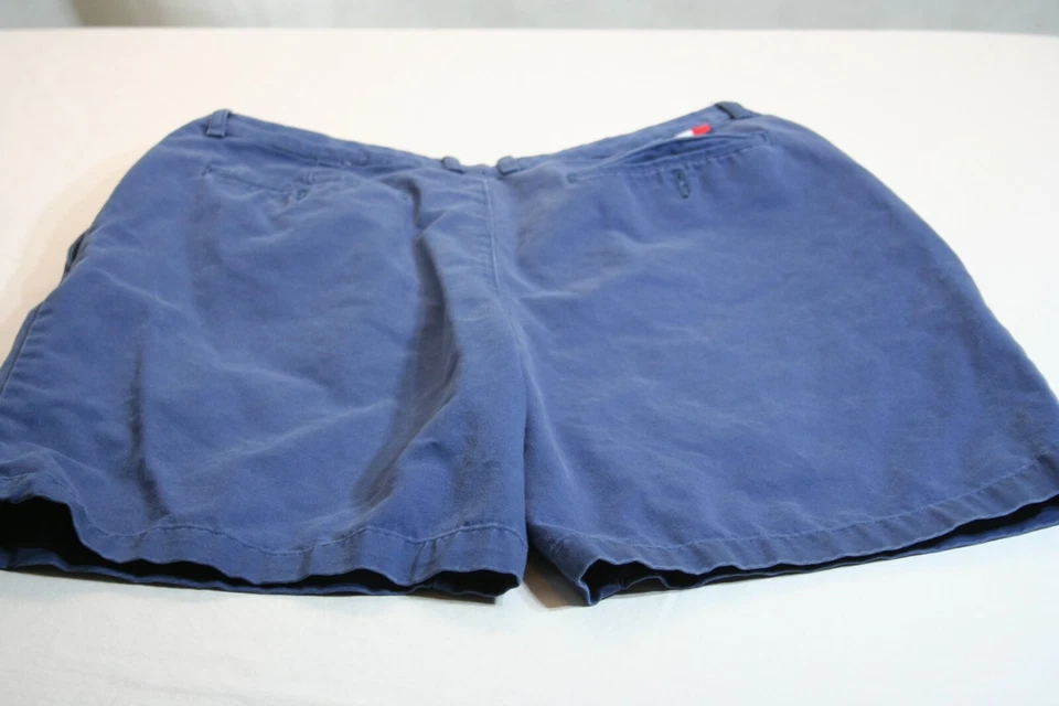 Шорты с плоской передней частью мужские Tommy Hilfiger размер 34 синие Chinos - Изображение 3 из 3