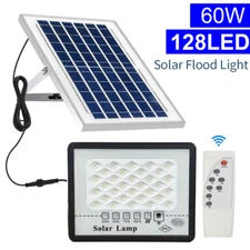 45W/60W Solar LED Flood Lights Street Light Dusk to Dawn Flood Wall Lamp Outdoor
