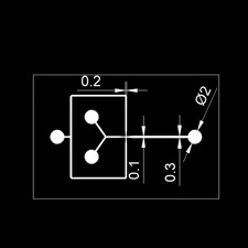 Microfluidic Bio Janus Droplet PDMS Chip 50 micron Microsphere Emulsion Droplet