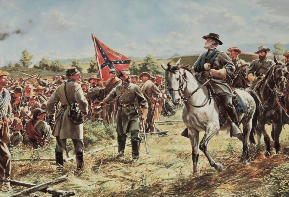 don-troiani-until-sundown-civil-war-print-lee-a-p-unframed