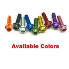 OMNI Racer WORLDS LIGHTEST Alloy Bottle Cage Bolts Set: 4-M5x15mm, 1.2g each 