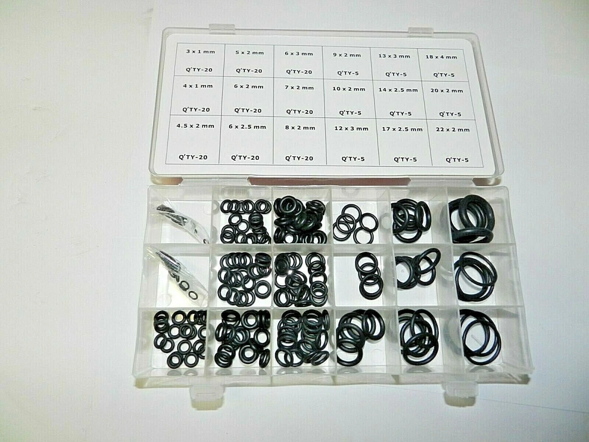 NEIKO 50444A Rubber O-Ring Assortment Kit, Buna-N India | Ubuy