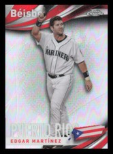 2021 Topps Chrome Edgar Martinez B-8 Beisbol | Seattle Mariners