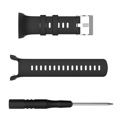Black Wristband Watch Strap Band For Suunto Spartan Trainer Wrist HR Kits