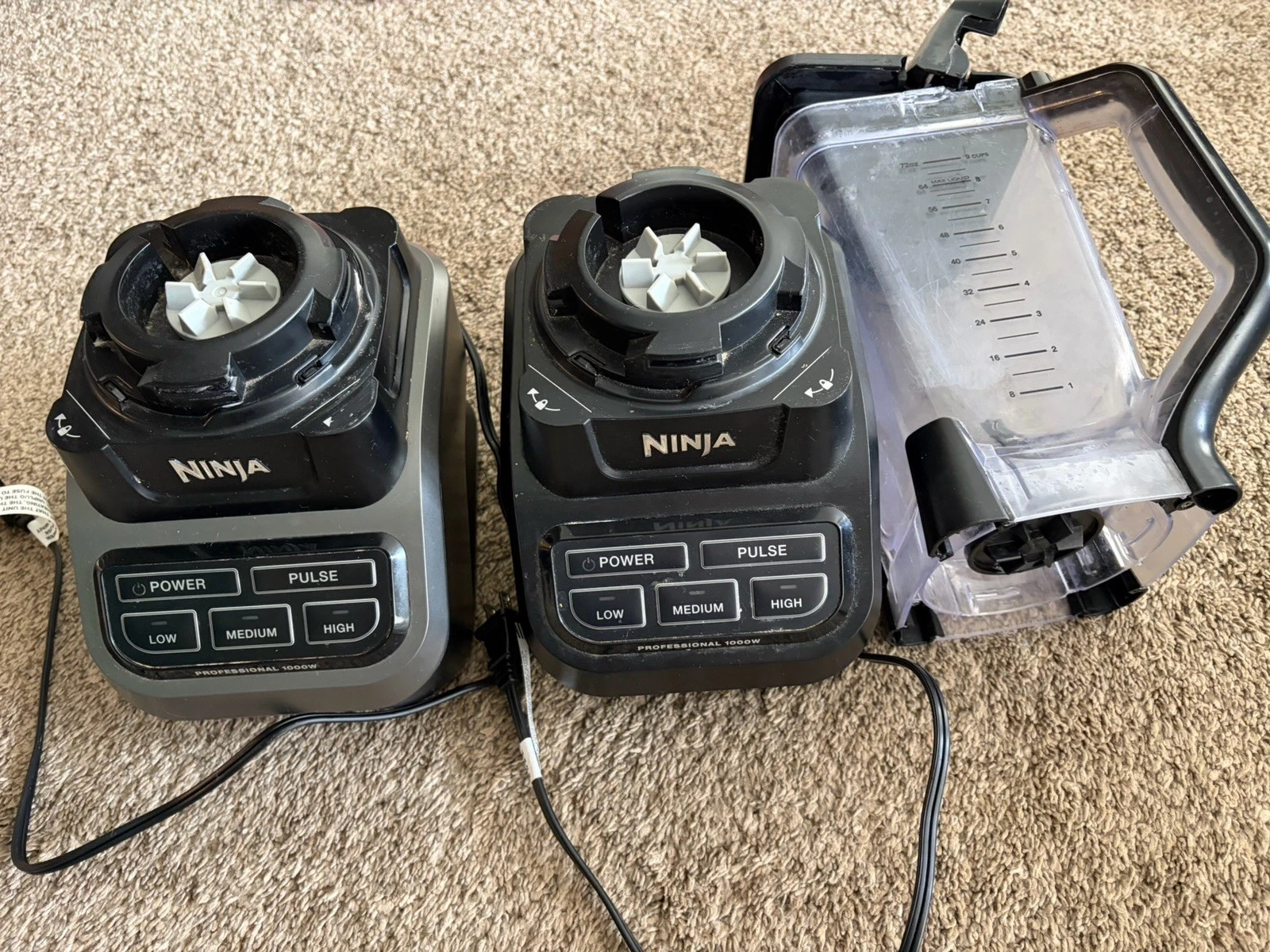 Ninja Professional 1000w Blenders BL610 & BL710WM - No Blade
Opens in a new window or tab