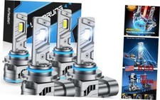 9005 HB3 9006 HB4 Bulbs Combo, 150000LM 1500 6500K Cool White High 9005 9006