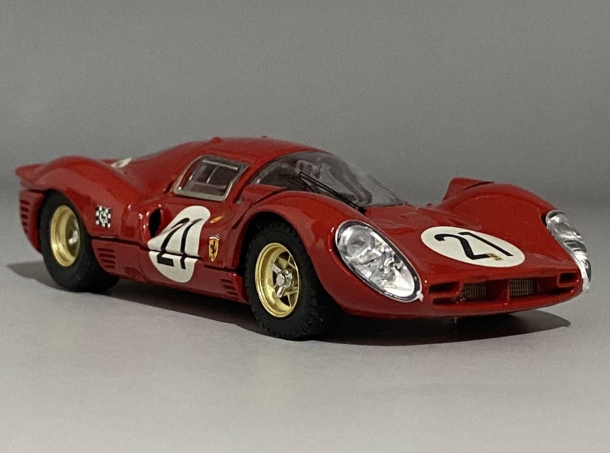 Bang Ferrari 330 P4 S 1967 1/43 赤 Bang 1/43 Ferrari 330 P4 21 2Nd Place Le Mans 24H 1967