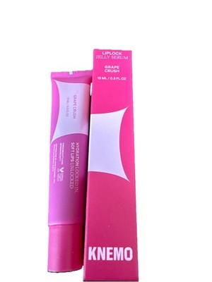 Knemo~LIPLOCK~Jelly Serum in GRAPE CRUSH~15ml/0.5 fl oz~Full Size~NIB~Ships Free