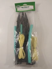 Expert Gardener 9 Piece Tree Stake Kit Anchoring Young Trees up to 3" Diameter