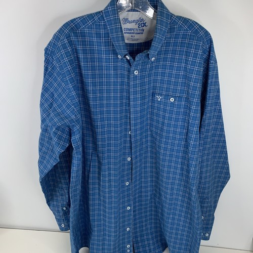 Wrangler 20X Shirt Mens XLT Advanced Comfort Competition Button Down Western - Picture 6 of 6