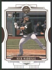 2021 Panini Legacy #12 Nick Madrigal RC Chicago White Sox 658