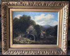 dipinto antico Olio Su Tela “800”