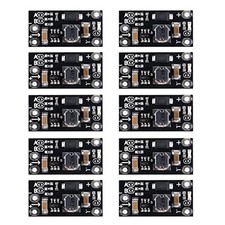 DIANN 10pcs 3.7V to 5V 8V 9V 12V Mini DC-DC Boost Module Step Up Board with L...
