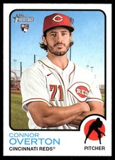 Connor Overton 2022 Topps Heritage #524 Reds MLB READ FREE SHIPPING AutographDen
