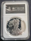 2017 Silver American Eagle 1oz Silver Plated Coin.