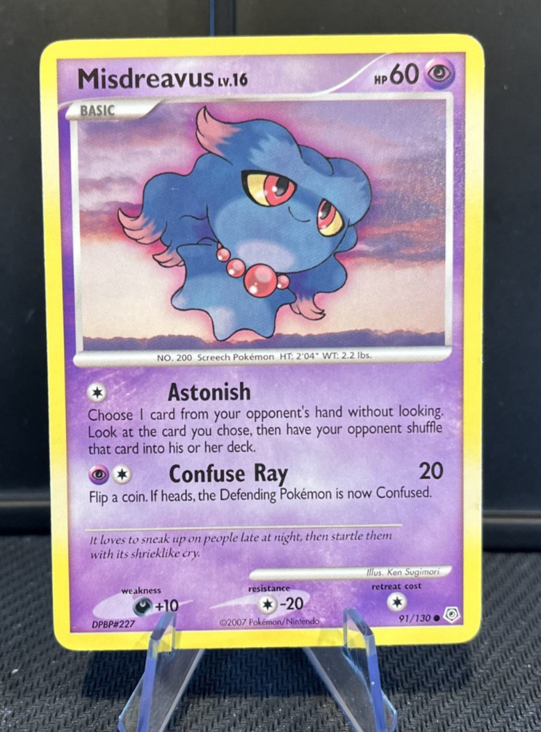 Pokemon TCG Diamond and Pearl Misdreavus 91/130 - LP