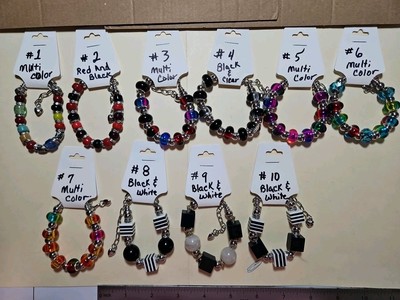 New! Womens Handmade Fashion Stainless Steel Beaded Bracelets