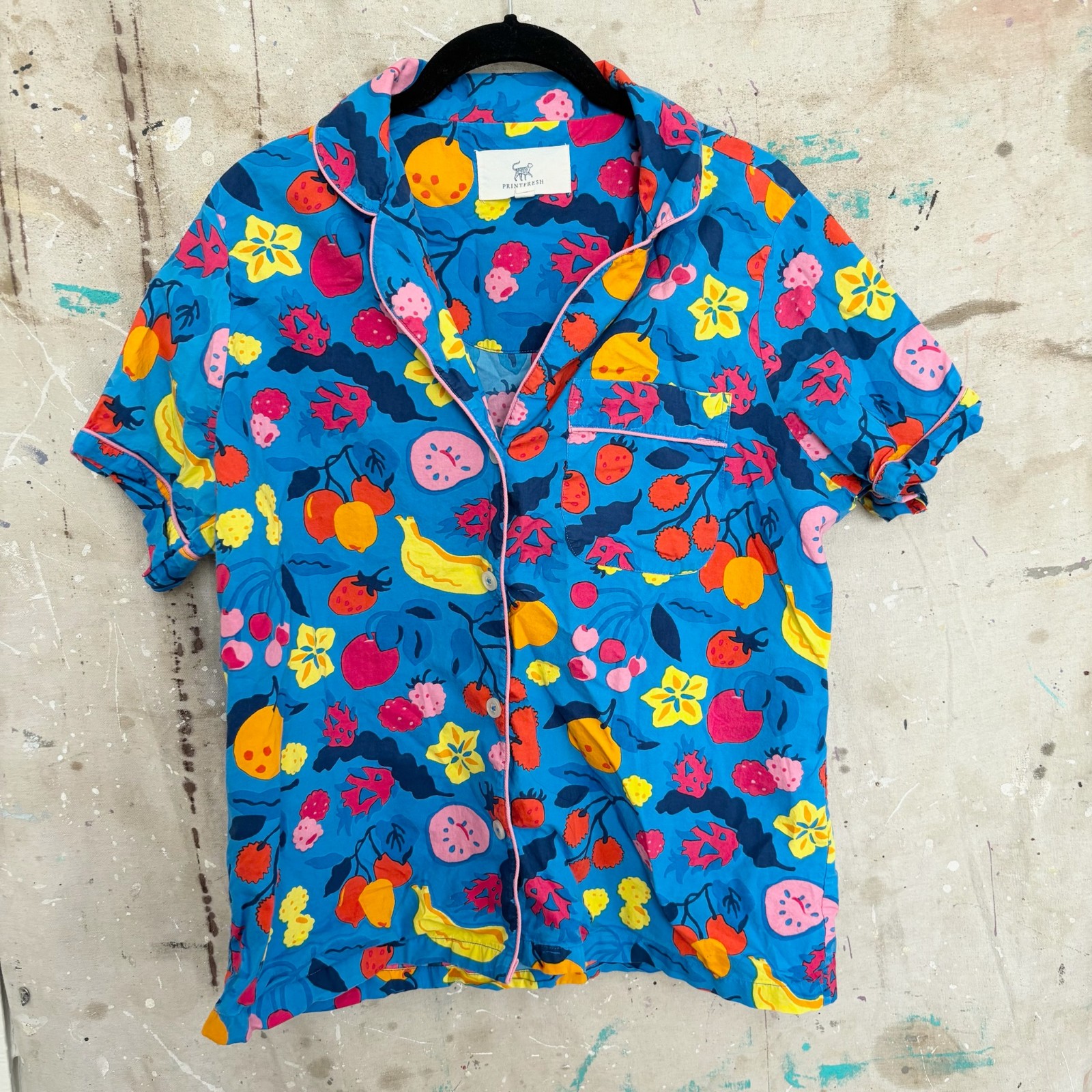 Printfresh Smoothie Time Short Sleeve Pajama Set,… - image 4