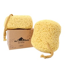 2 PCS Bath Sponge Foam Loofah Body Scrubber Exfoliating Shower Pouf Large