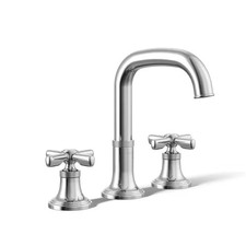 KOHLER Paces 8 in. Widespread Double Handle Bathroom Faucet w/ Cross Handles in