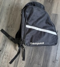 Transpack - Ski Snowboard Boots Skate Bag Rucksack schwarz mit Reflexstreifen