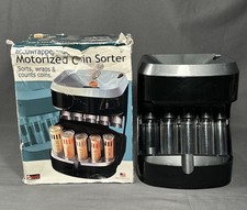 WORKS! ACCUWRAPPER (4840) Motorized 5-Tube Sorts Counter Wraps Coins USA WORKS