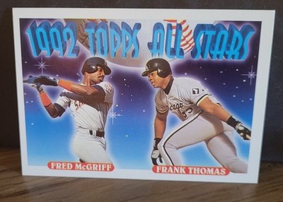 1993 Topps - 1992 Topps All Stars Frank Thomas, Fred McGriff #401 EXE NM
