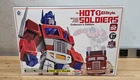 Mini Transform Hot Soldiers HS02 Optimus Prime G1 Action Figure Great Condition!