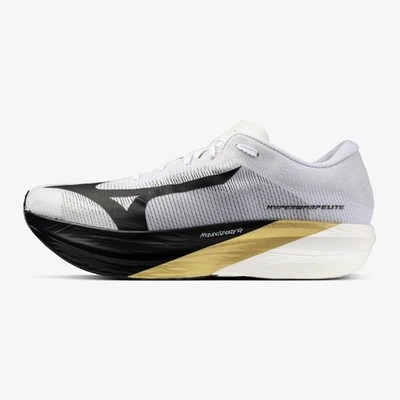 MIZUNO HYPERWARP ELITE J1GC2673 01 White Black Gold Width 2E