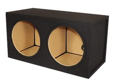 12 in Dual Sealed RF Power T1 Enclosure - Plush Black Carpet  Silver Springload